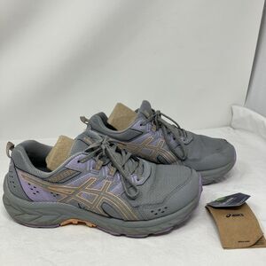 Asics Womens Gel Venture 9 US Size 8 1012B314 Gray Purple Shoes Sneakers DAMAGE